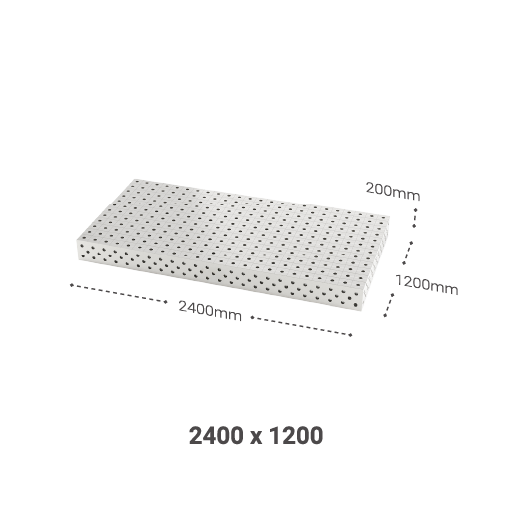 1200 x 2400mm Welding Table Size