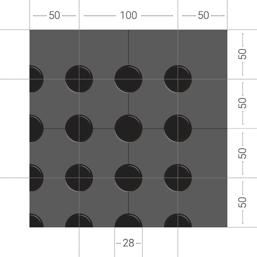Tenaxis welding table 50x50 hole pattern