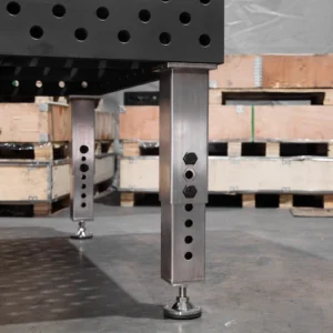 Tenaxis welding table using stainless steel adjustable leg