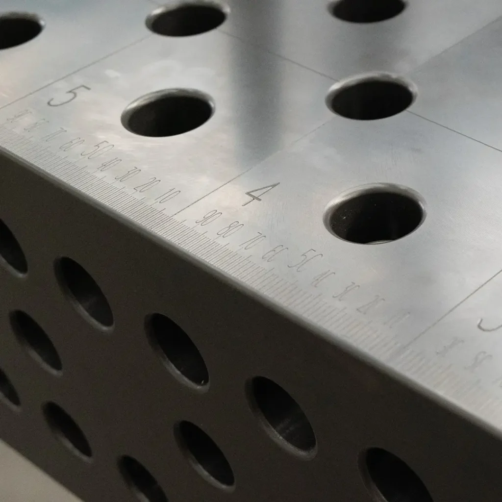 Tenaxis nitrided steel with engraving