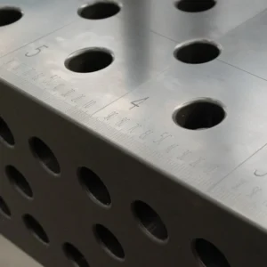 Tenaxis nitrided steel with engraving