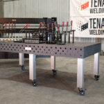Tenaxis 1200x2400 Nitrided Cast Iron welding table with toolkit