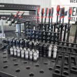 Nitrided Cast Iron with welding table fixtures