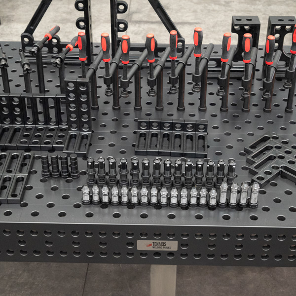 1500x3000mm Tenaxis Nitrided Steel Welding Table with 121pc Toolkit Bundle