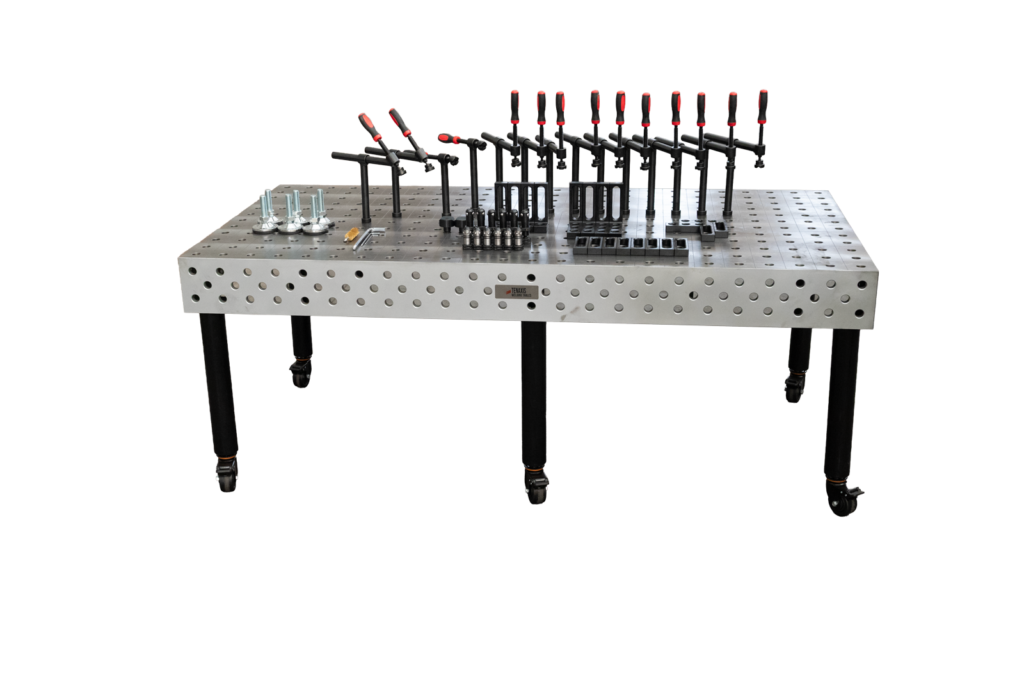 1200x2400 ESS Raw Cast Iron Tenaxis Welding Table Package
